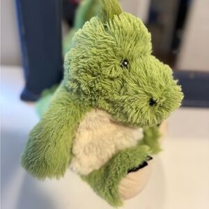 Green Plush Dinosaur Toy warmies